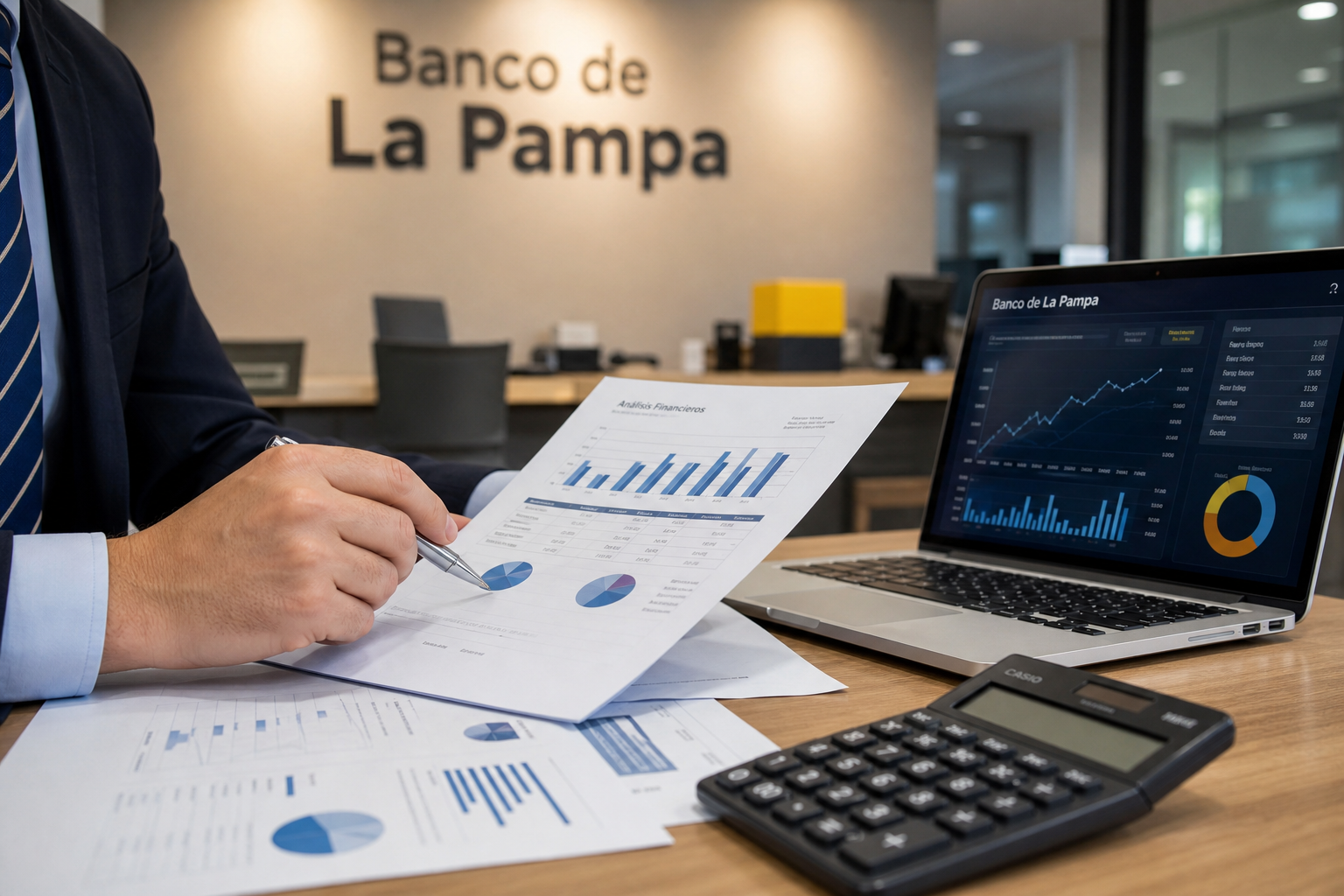 La CACIP anunció nuevas medidas de alivio financiero del Banco de La Pampa para comercios pampeanos (Imagen ilustrativa IA - infopico.com)