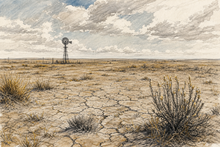 Declaran la emergencia y desastre agropecuario por sequía en cuatro departamentos pampeanos