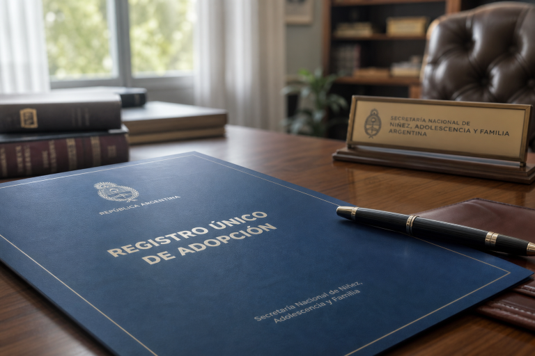 Cómo funciona el sistema de adopción y registro único en Argentina: claves para entender el proceso (Imagen ilustrativa IA - infopico.com)
