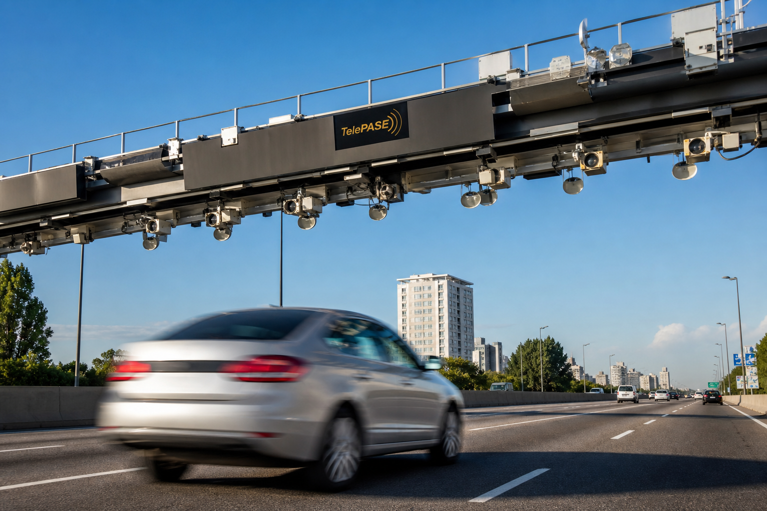 Telepase obligatorio en autopistas porteñas: cómo evitar multas de hasta 140 mil pesos (Imagen ilustrativa IA - infopico.com)