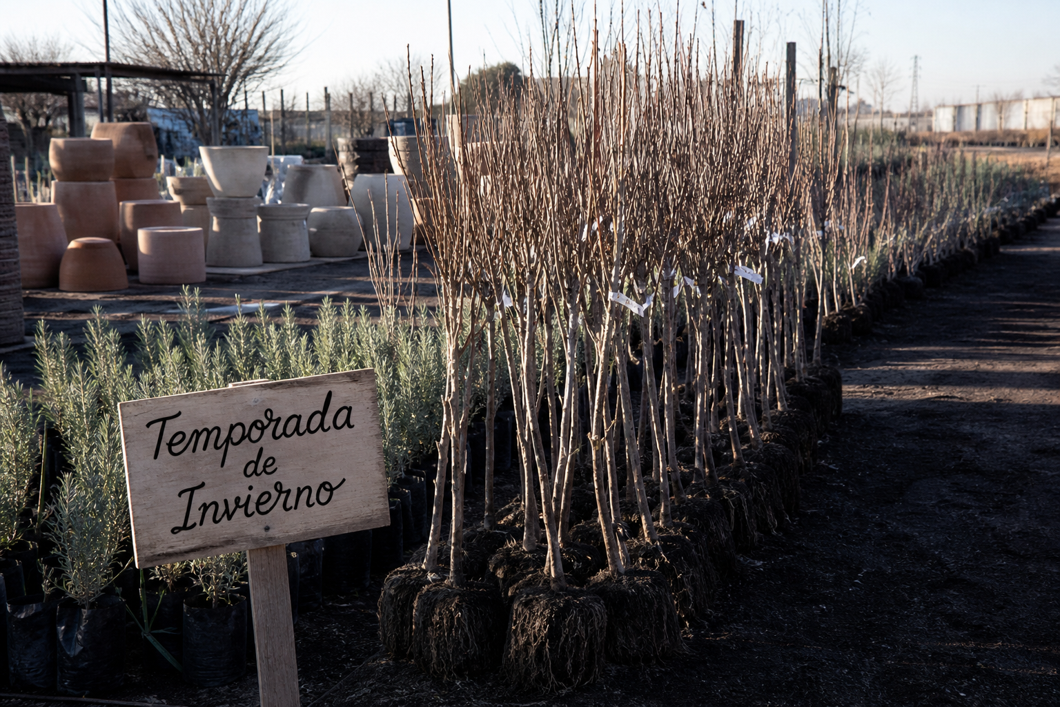 Temporada de frutales y árboles: llegó la mercadería de invierno a los viveros pampeanos (Imagen ilustrativa IA - infopico.com)