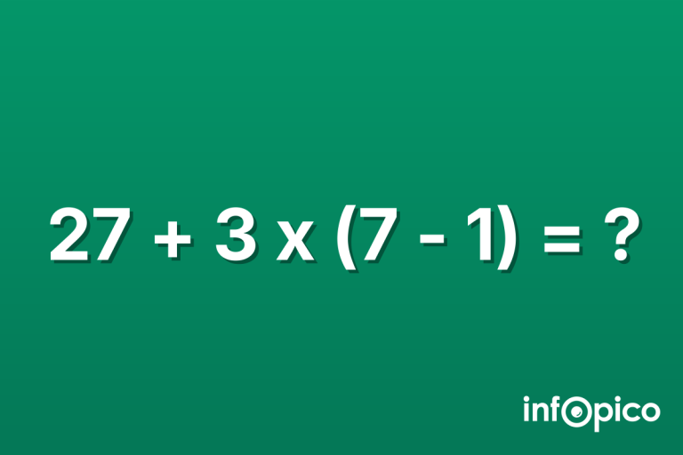 Reto del día: ¡a ver quién saca el resultado correcto en 7 segundos!