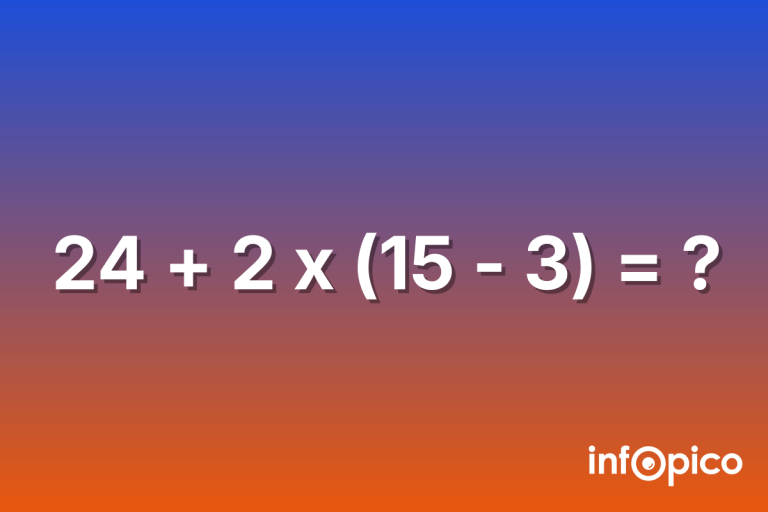 Reto del día: resuelve este reto matemático en 6 segundos