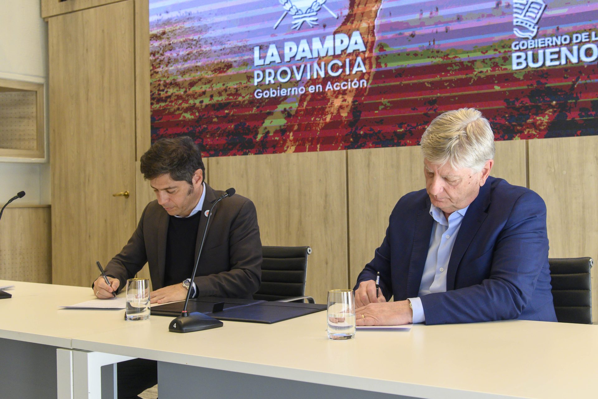 Acuerdo entre La Pampa y Buenos Aires para enfrentar la crisis hídrica y reclamo conjunto a Nación por fondos
