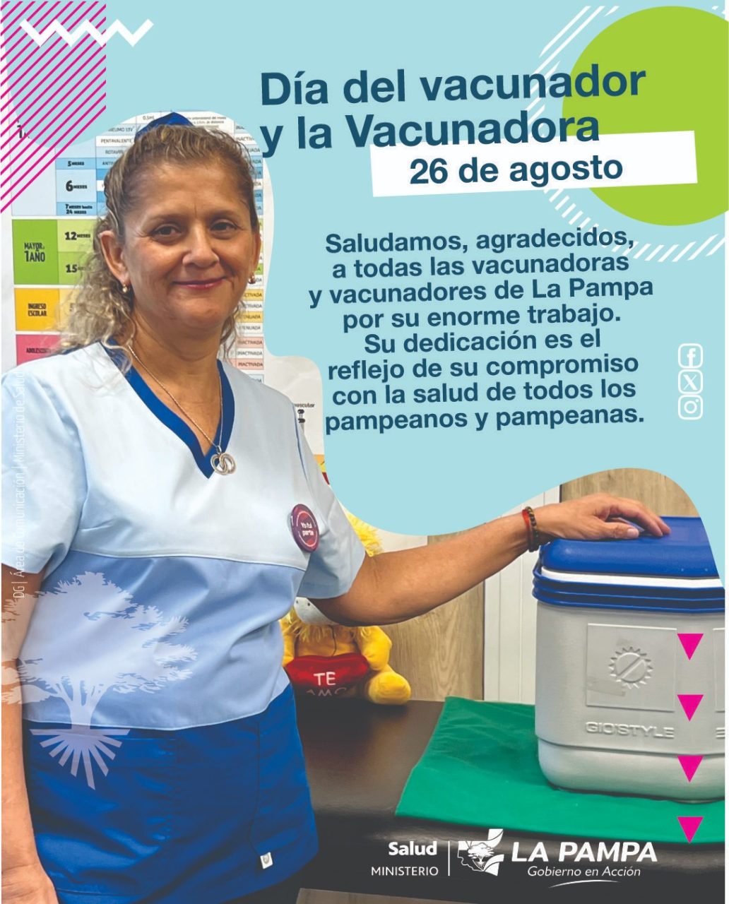 En el Día del Vacunador, La Pampa destacó la importancia de la inmunización y advirtió sobre la falta de articulación con Nación