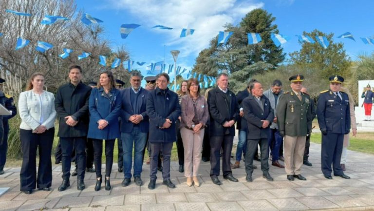 En Ataliva Roca, homenajearon a San Martín y reivindicaron su legado de unidad y bien común