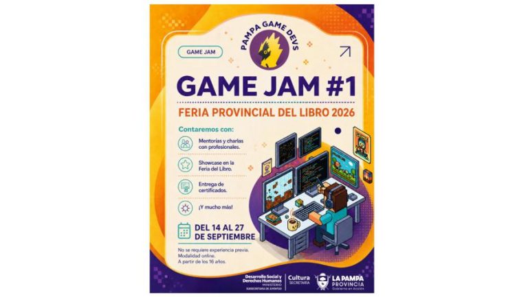 La Feria del Libro de La Pampa tendrá su primera Game Jam para la creación de videojuegos