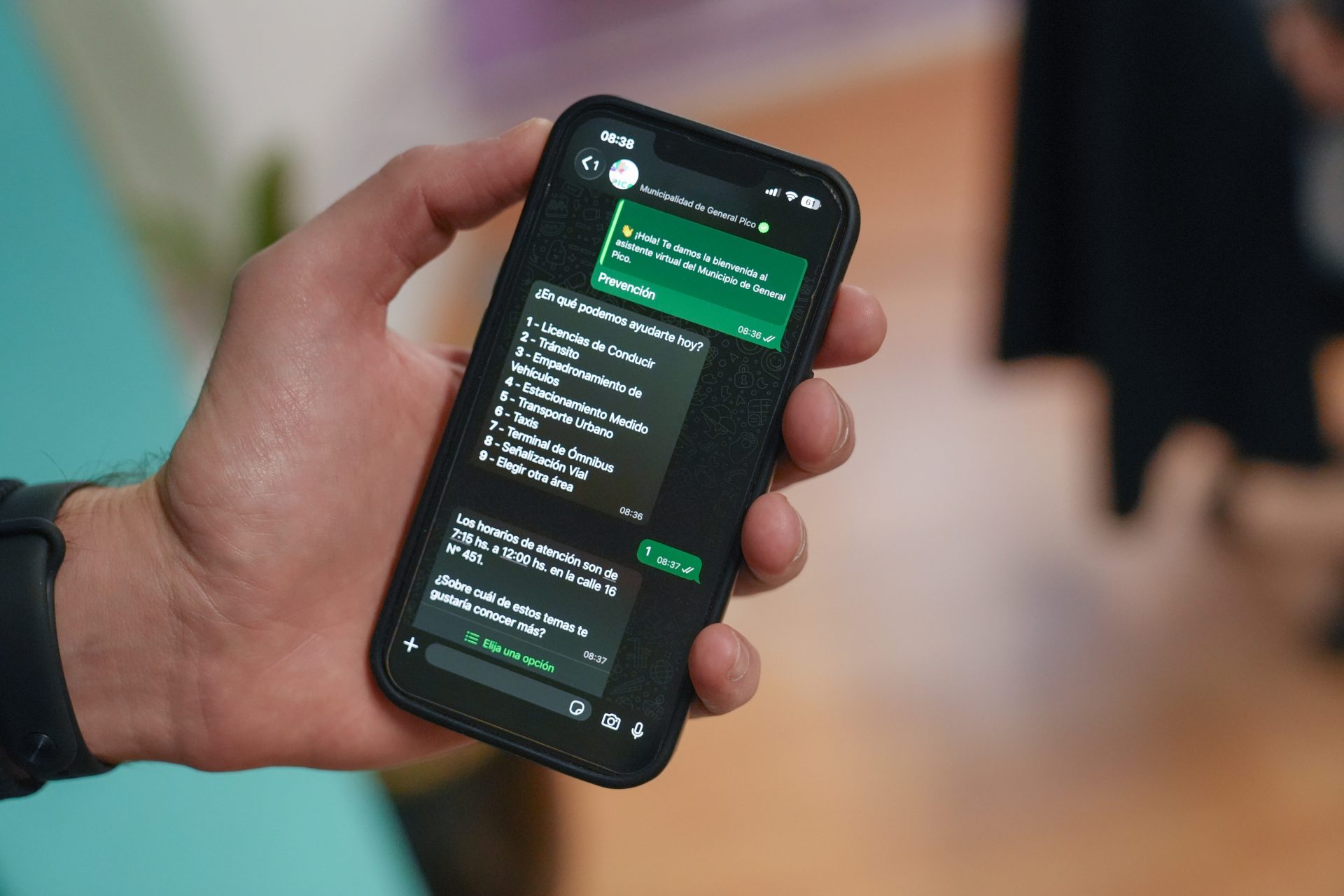 El chatbot de General Pico suma nuevos trámites de Seguridad y Prevención Ciudadana