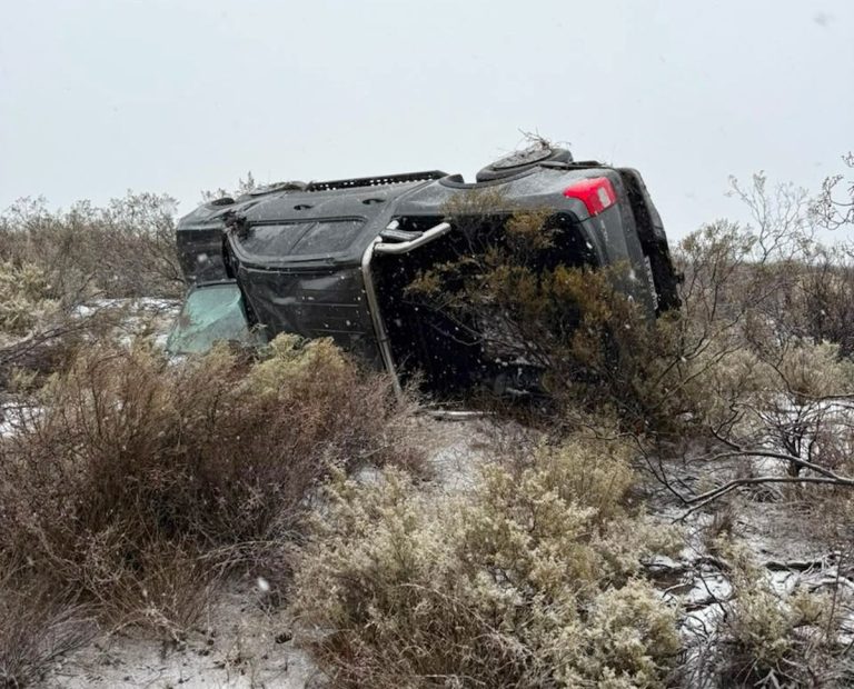 Fuerte vuelco en Mendoza: una pampeana resultó herida tras despistar una camioneta en la nieve