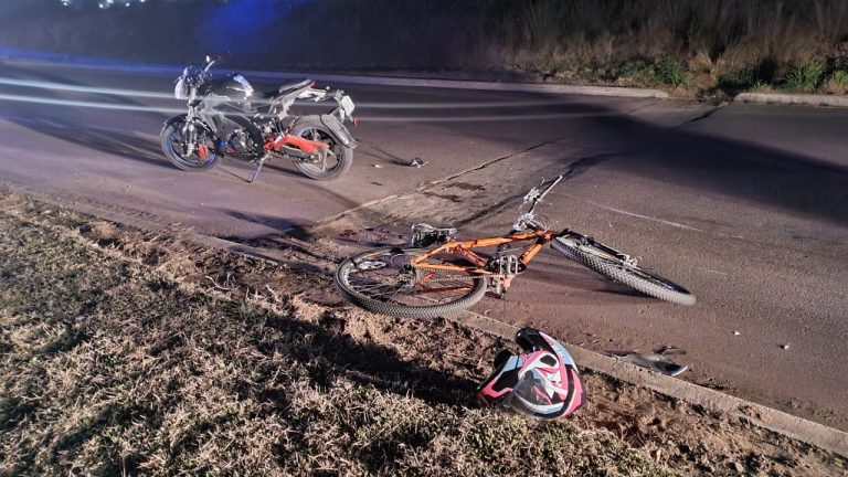 Viernes negro en las calles de General Pico: seis siniestros viales y dos ciclistas hospitalizados, uno de ellos en estado grave