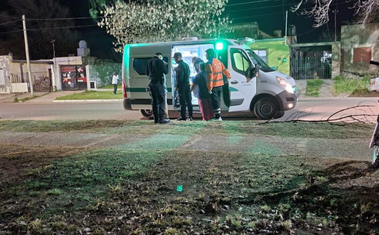 Fuerte choque por alcance en calle 19 dejó a un conductor hospitalizado