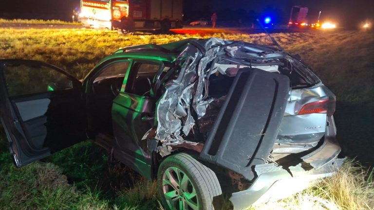 Choque en cadena en la Ruta 5: dos personas trasladadas al Hospital Favaloro tras un múltiple impacto