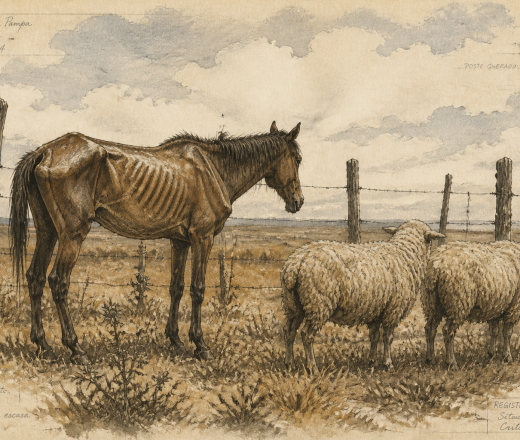 Maltrato animal: Confirman que no es delito alimentar de forma deficiente a animales por una situación de vulnerabilidad (Imagen ilustrativa IA - infopico.com)
