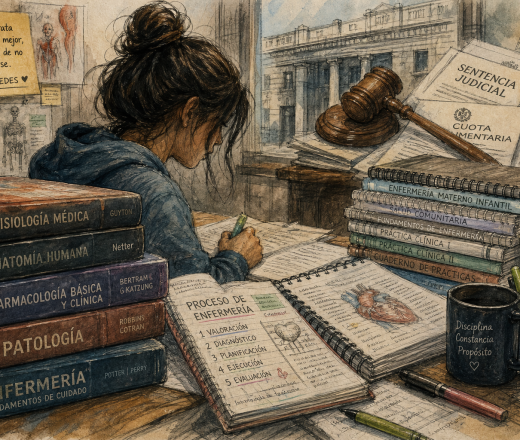 De 4.500 a 550 mil pesos: la Justicia ratificó el aumento de la cuota alimentaria para una joven universitaria (Imagen ilustrativa IA - infopico.com)