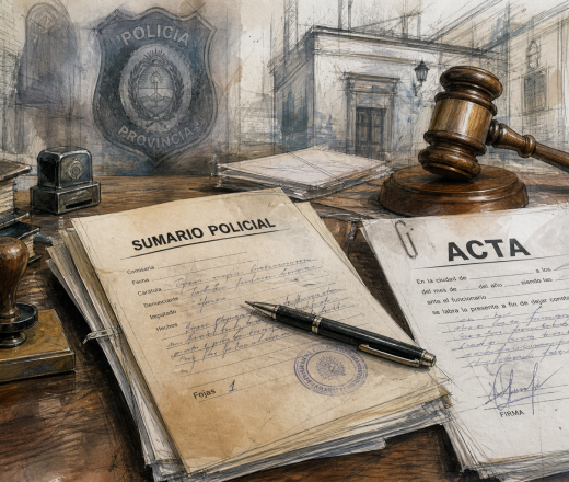 Condenan a un policía de La Pampa por falsificar firmas en dos sumarios (Imagen ilustrativa IA - infopico.com)