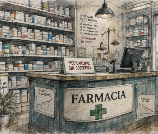 Alerta en el sector farmacéutico: obras sociales dejarían de cubrir medicamentos que pasen a ser de venta libre (Imagen ilustrativa IA - infopico.com)