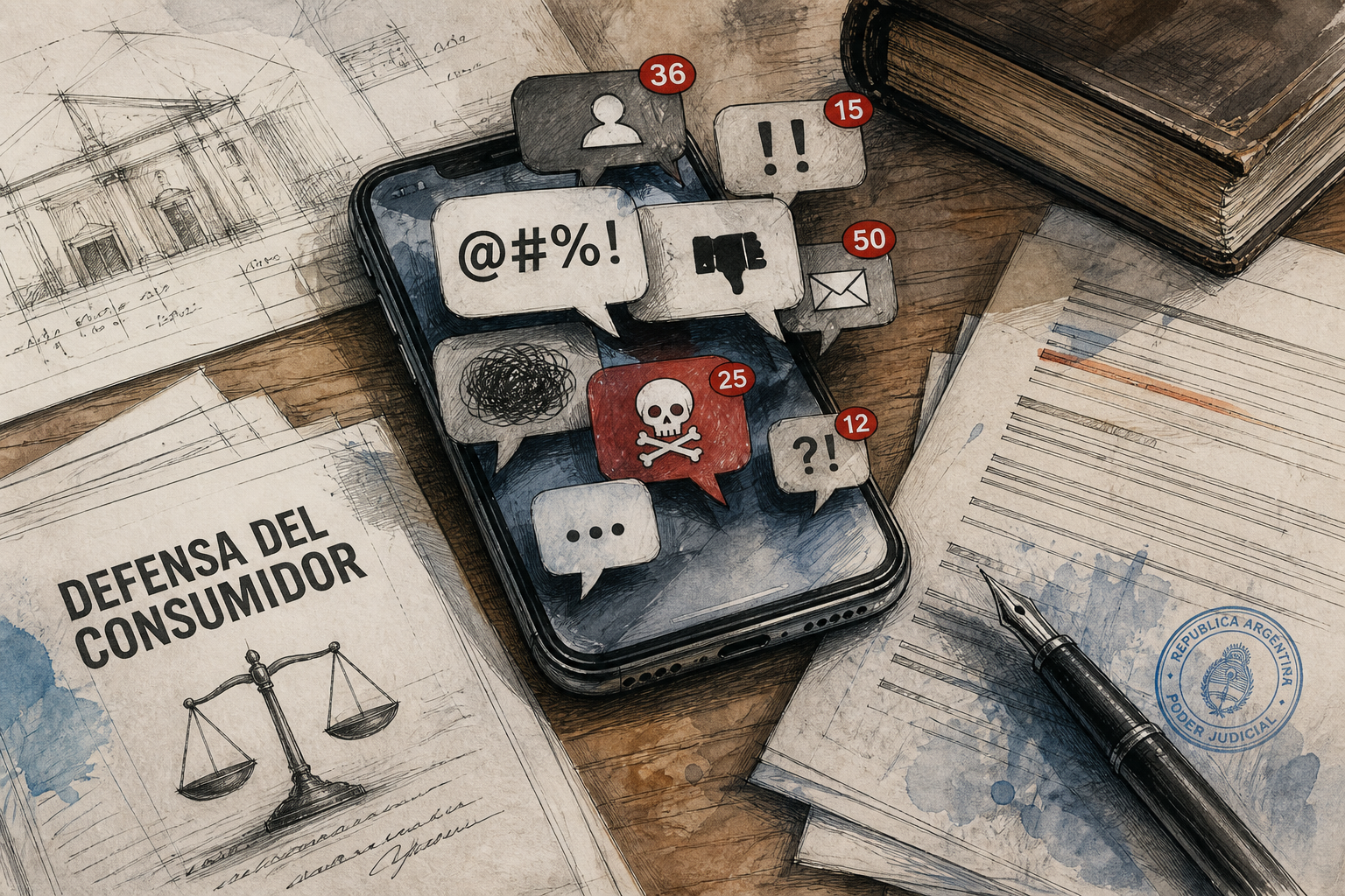 Hostigamiento por deudas: Defensa del Consumidor recuerda que es una práctica ilegal y detalla los derechos de los usuarios (Imagen ilustrativa IA - infopico.com)