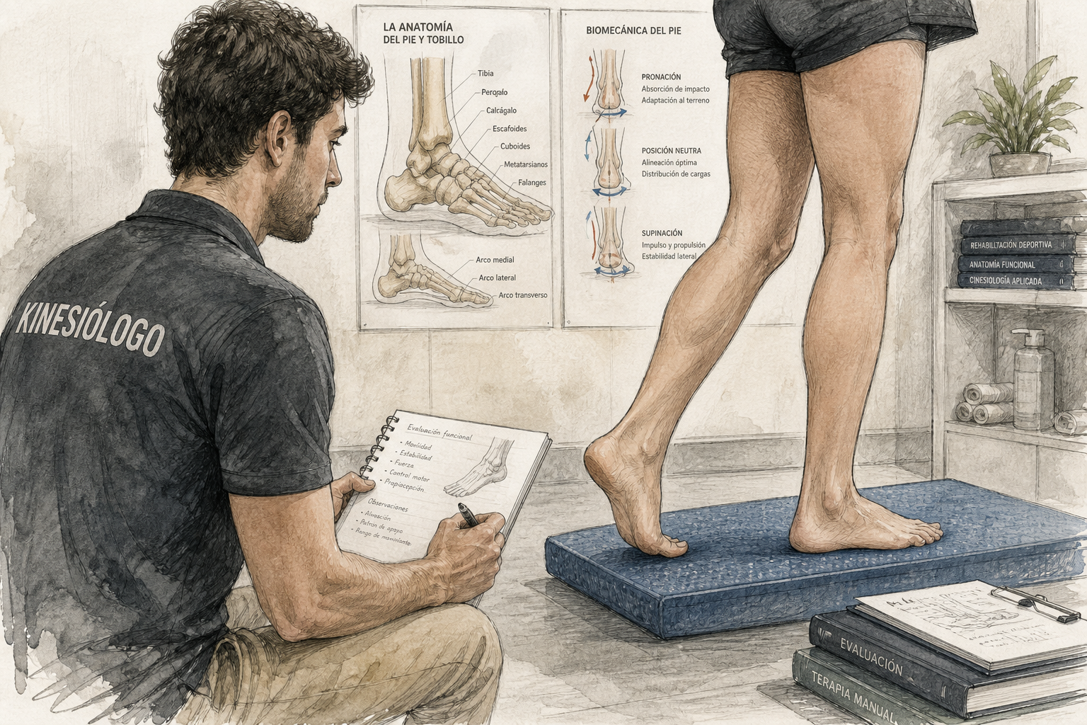 Macota Espada: «El pie es una pieza clave de nuestra estructura corporal y lo tenemos muy negado» (Imagen ilustrativa IA - infopico.com)