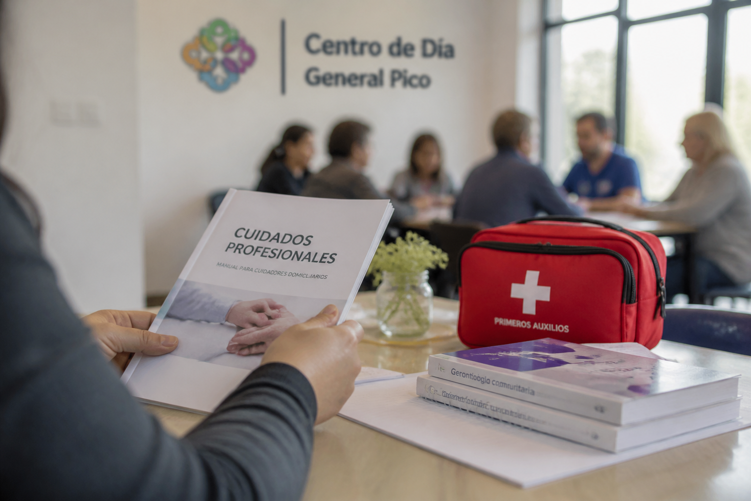 Fernanda Alonso impulsa la profesionalización del cuidado de niños y adultos mayores en General Pico (Imagen ilustrativa IA - infopico.com)