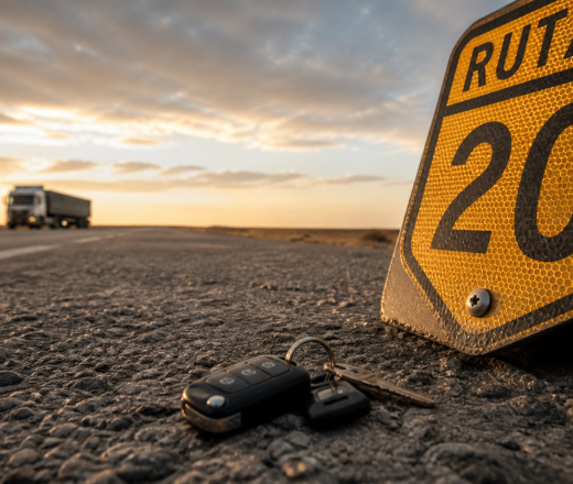 Condenan a un conductor a tres años de prisión en suspenso por una maniobra imprudente en la "Ruta del Desierto" (Imagen ilustrativa IA - infopico.com)