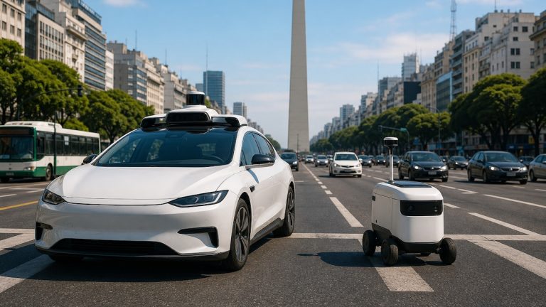 La Ciudad de Buenos Aires habilitó las primeras pruebas de autos sin conductor y robots de reparto