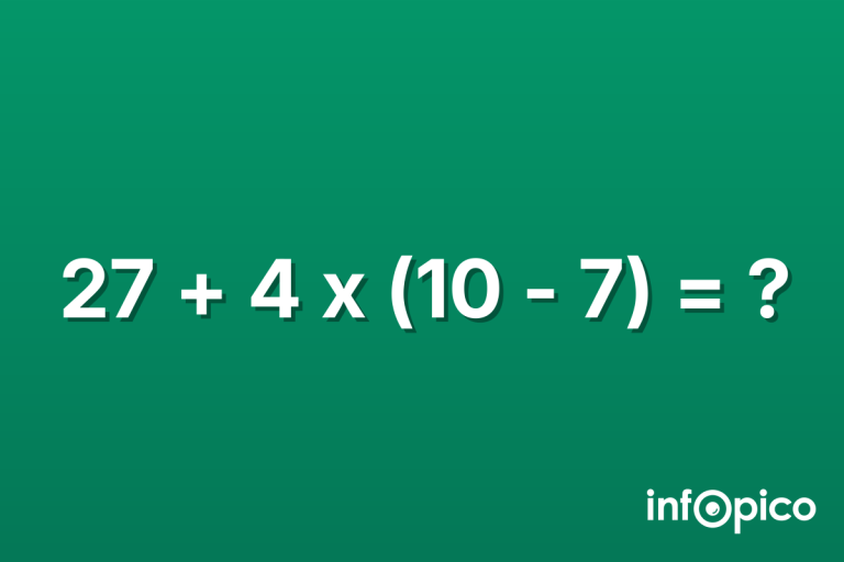 Reto del día: ¿Se animan a resolverlo sin recurrir a la calculadora?