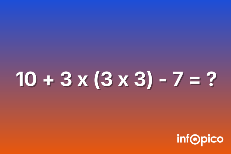 Reto del día: resuelve este reto matemático en 7 segundos