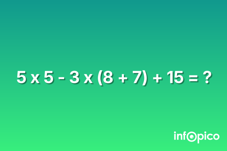 Reto del día: ¿podrás resolver correctamente esta operación matemática en 7 segundos?