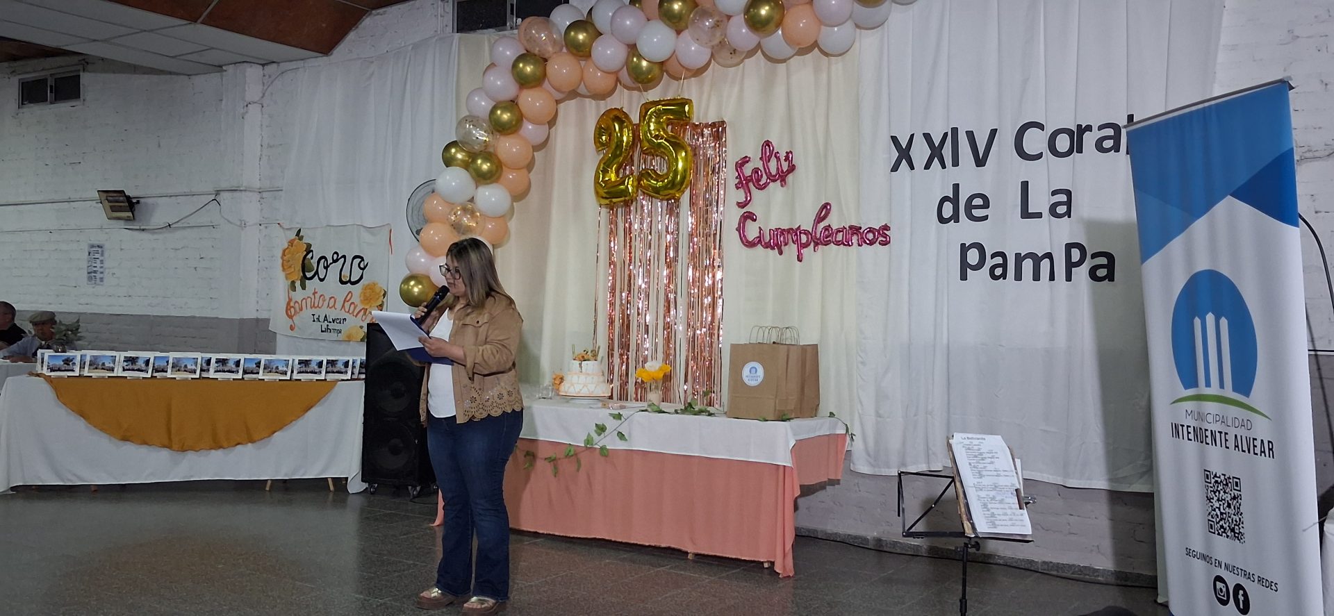 Intendente Alvear fue sede del XXIV Encuentro Coral de La Pampa y celebró los 25 años del coro Canto a la Vida