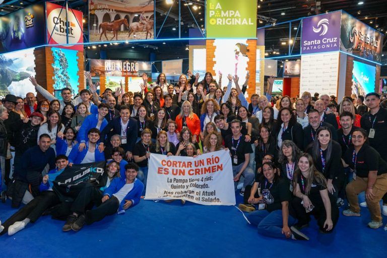 Con fuerte impronta federal y la defensa de sus ríos, La Pampa se destacó en la Feria Internacional de Turismo