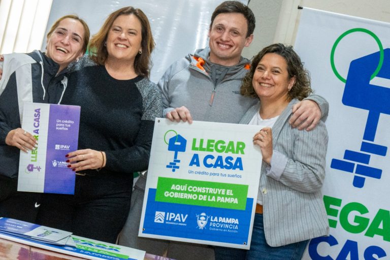 Créditos «Llegar a Casa»: nuevas familias de General Pico inician la construcción de sus viviendas