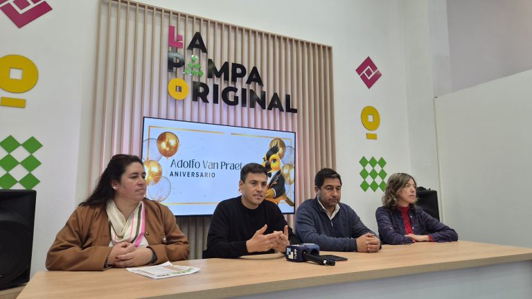 Adolfo Van Praet presentó los festejos por su 123º aniversario: desfile, homenajes y cena popular
