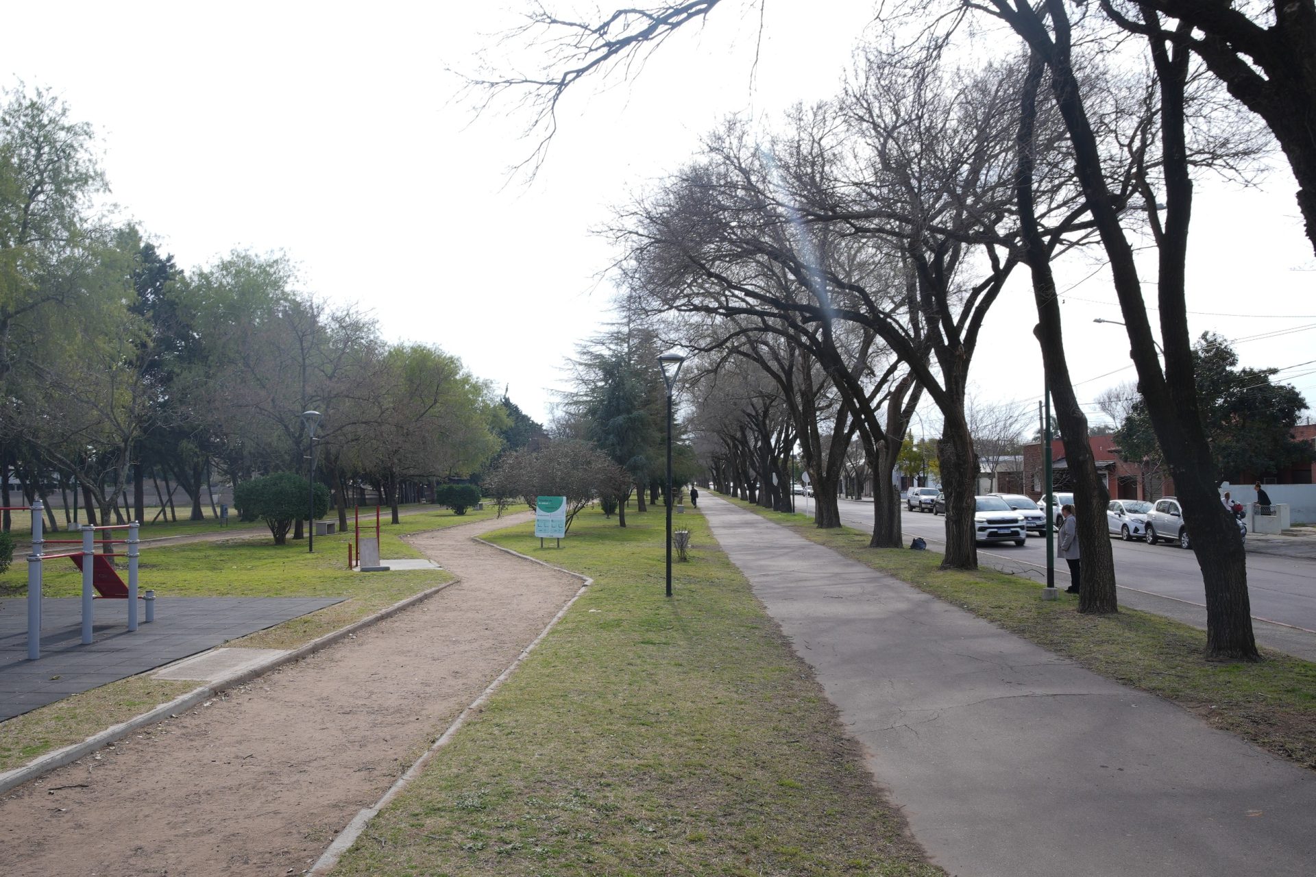 Paseo de los Inmigrantes, calle 21 de General Pico
