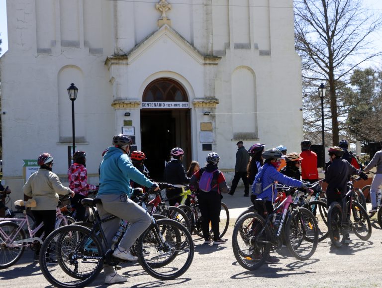 Biciperegrinación a San José: «Todos llegaron bien y pudieron llegar pedaleando al santuario»