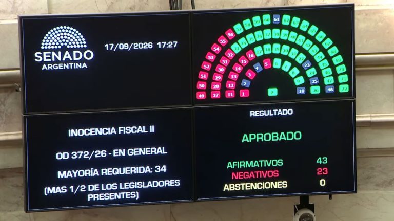 El Senado aprobó la ley de Inocencia Fiscal II y el traspaso de la justicia de menores a CABA