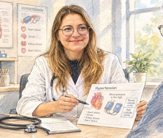 «Ni alta ni tan baja»: una cardióloga piquense desarmó el mito popular de que conviene tener la presión baja (Imagen ilustrativa IA - infopico.com)