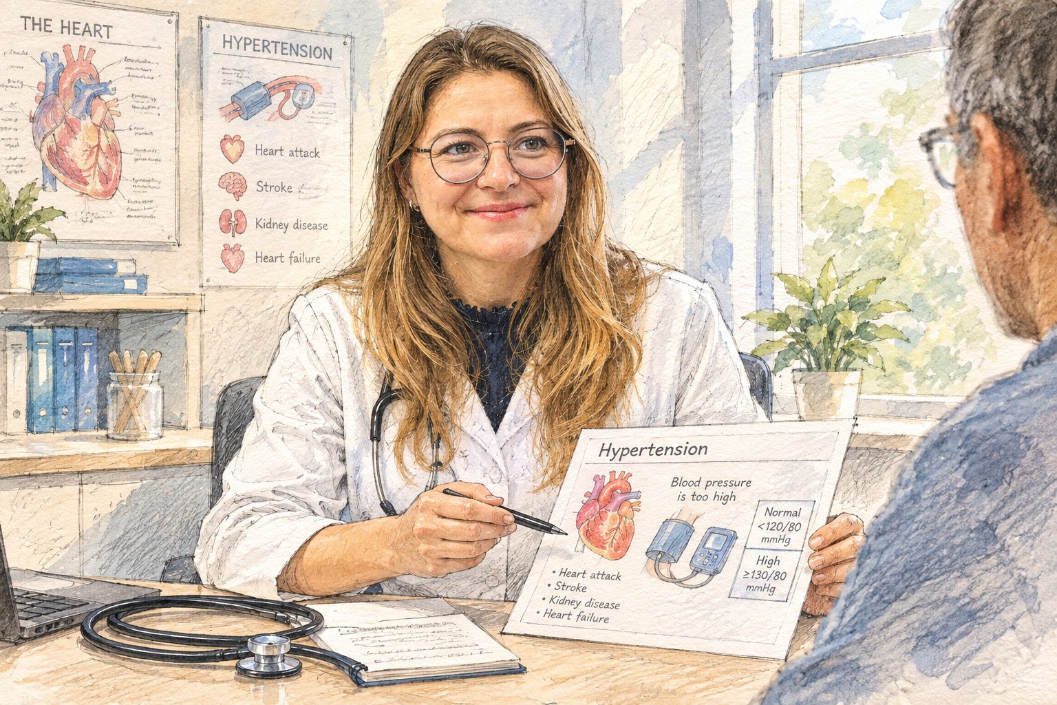 «Ni alta ni tan baja»: una cardióloga piquense desarmó el mito popular de que conviene tener la presión baja (Imagen ilustrativa IA - infopico.com)