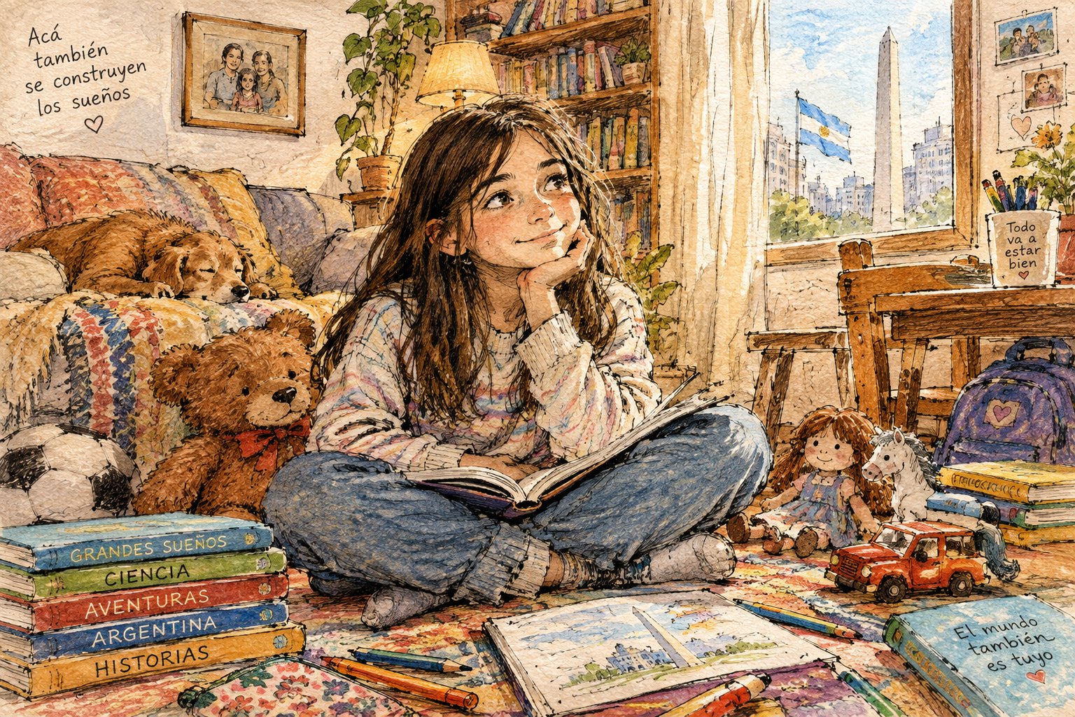 Convocan a personas interesadas en adoptar a una niña de 11 años (Imagen ilustrativa IA - infopico.com)