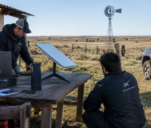 Conectividad en el campo y la región: cómo acceder a un mes gratis de internet satelital de alta velocidad (Imagen ilustrativa IA - infopico.com)