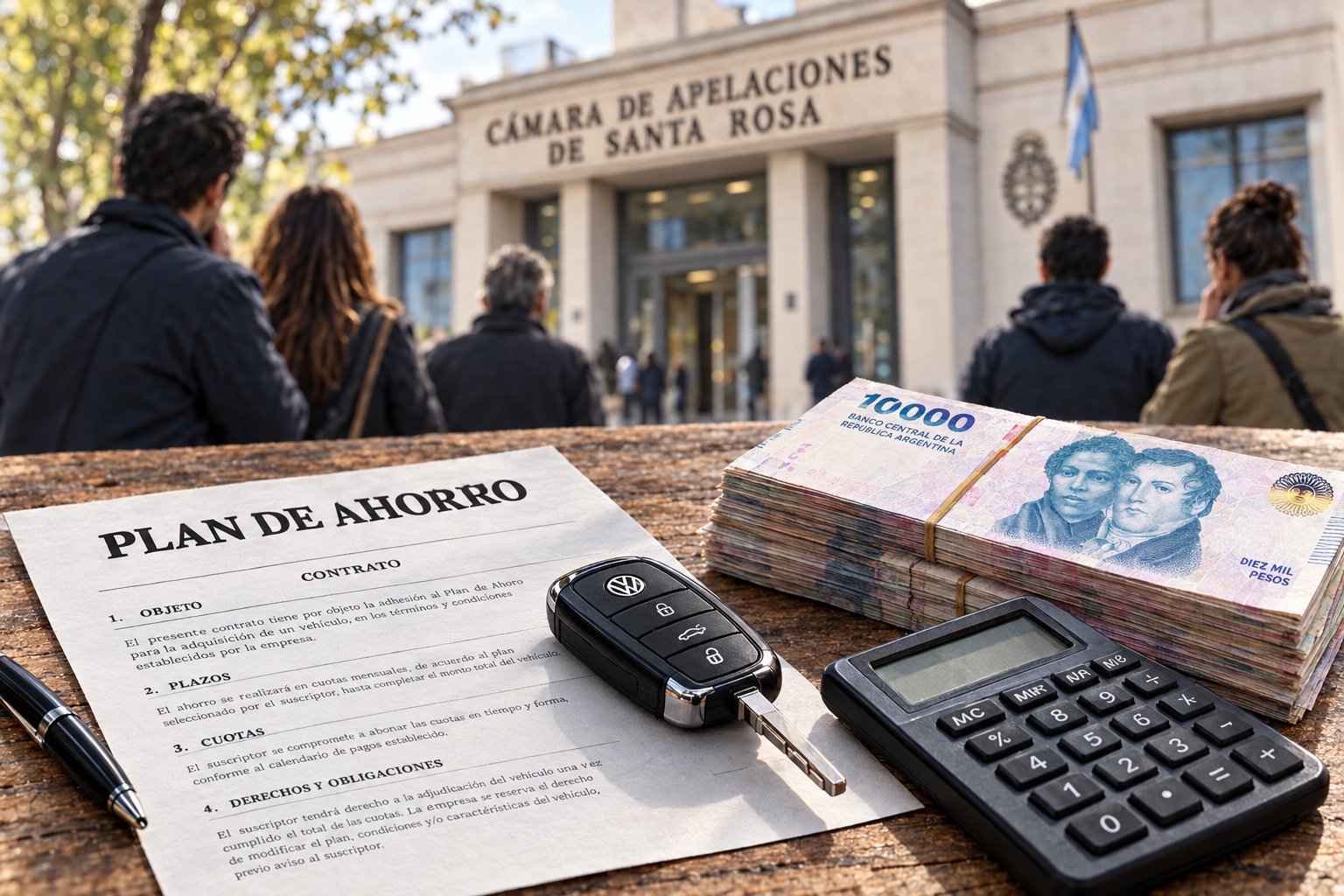 Nuevo revés para Volkswagen: la Justicia pampeana ratifica embargo millonario por los planes de ahorro (Imagen ilustrativa IA - infopico.com)