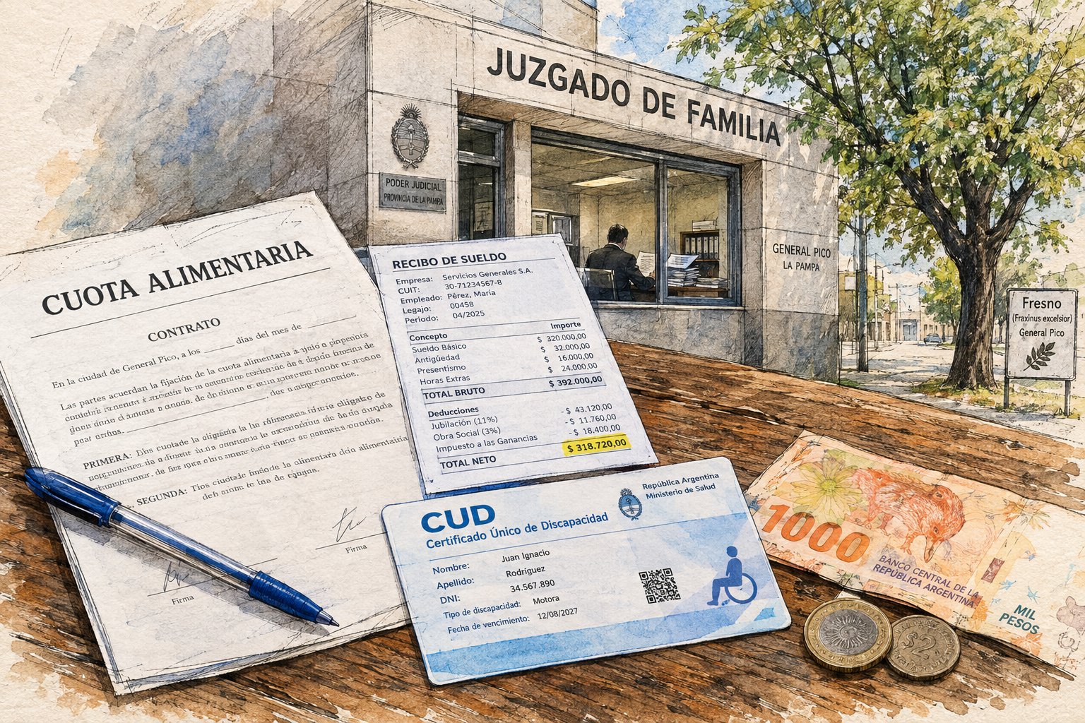 Revés judicial para un padre: deberá mantener la cuota alimentaria del 20% a su hija con esquizofrenia (Imagen ilustrativa IA - infopico.com)