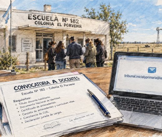 Convocan a docentes para cubrir cargos directivos en escuelas de Colonia El Porvenir y Perú (Imagen ilustrativa IA - infopico.com)