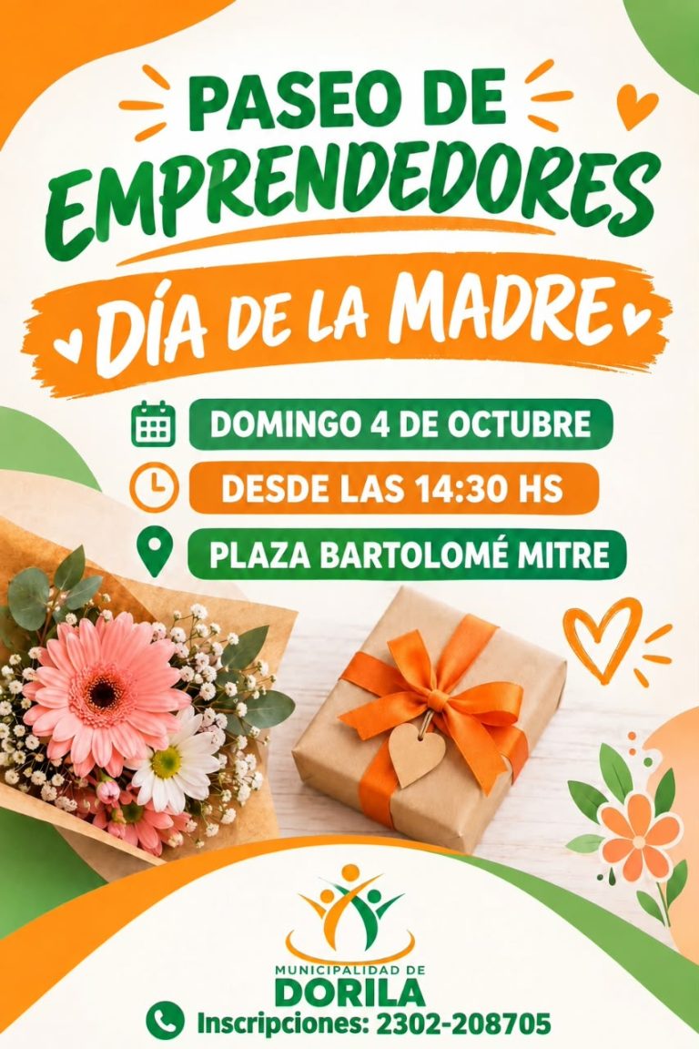 Dorila prepara una edición especial del Paseo de Emprendedores por el Día de la Madre