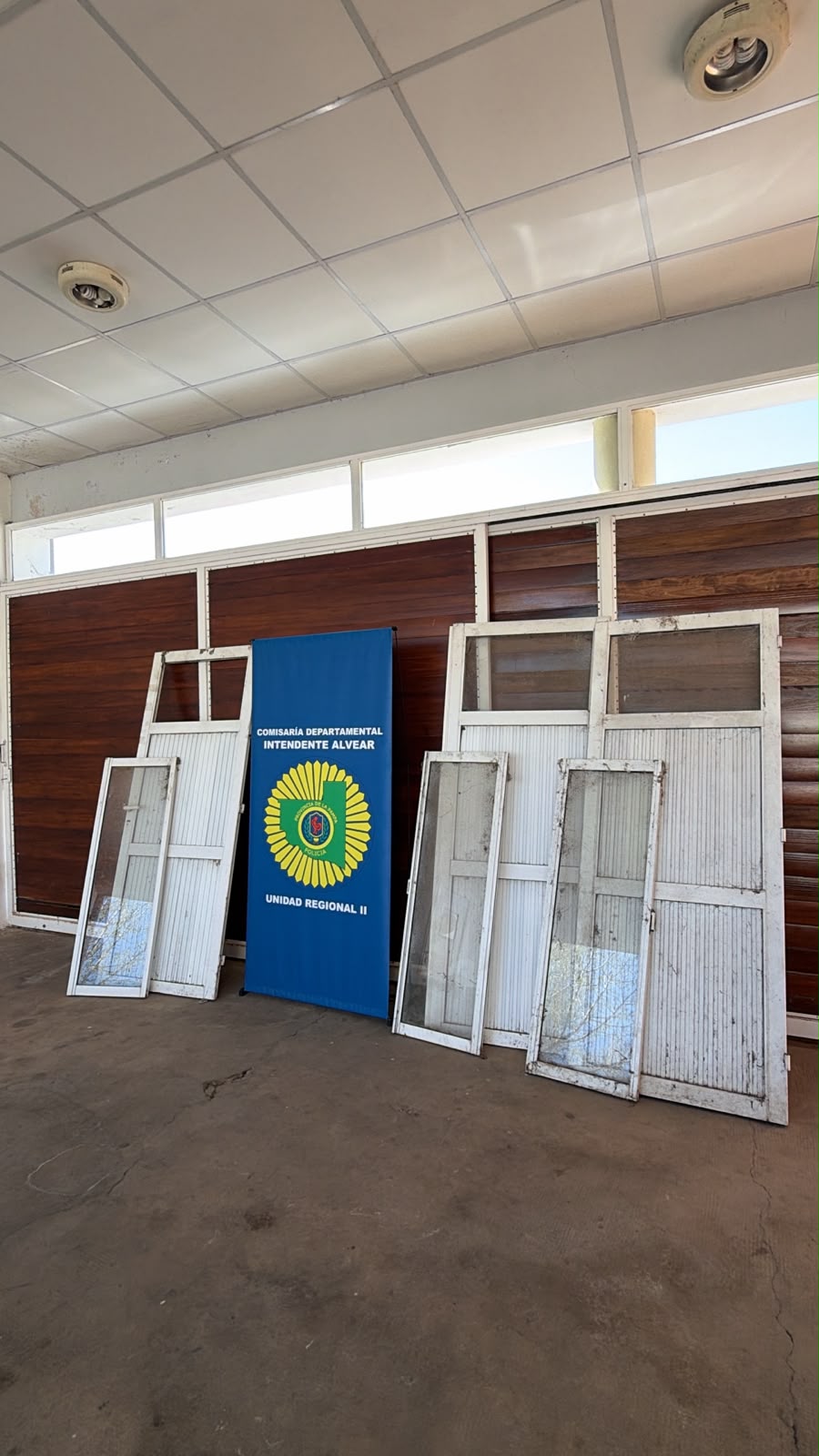 Procedimiento policial en Intendente Alvear