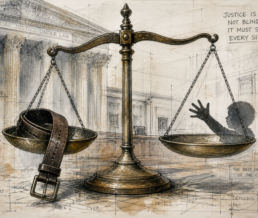"Perspectiva de género vs. infancias": La Justicia pampeana confirmó la condena a una madre vulnerable por golpear a su hija con un cinto (Imagen ilustrativa IA - infopico.com)