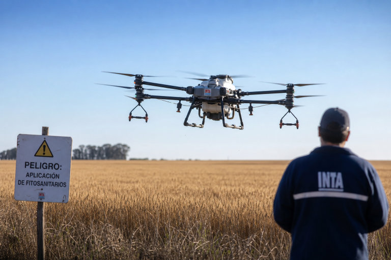 INTA Anguil será sede de una jornada técnica sobre el uso de drones para la aplicación de fitosanitarios