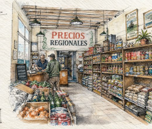 La inflación nacional de agosto cerró en 1,7% y la región pampeana registró un leve descenso al 1,6% (Imagen ilustrativa IA - infopico.com)