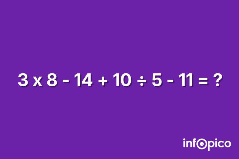 Reto del día: resuelve este reto matemático en 8 segundos