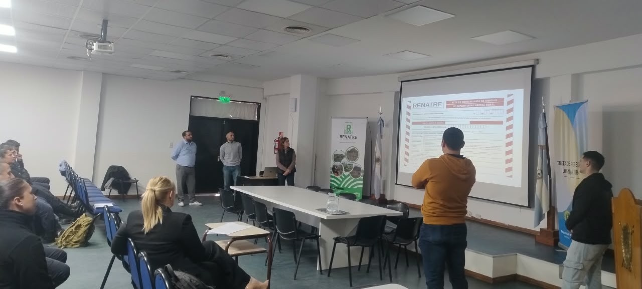 Capacitación del RENATRE a la Policía de La Pampa
