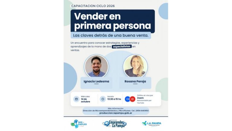 El Ministerio de la Producción abre la inscripción para la última capacitación del Programa Emprender